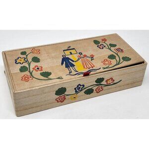 Old Spice Vanity Soap Cardboard Box Shulton Early American USA Made Vintage